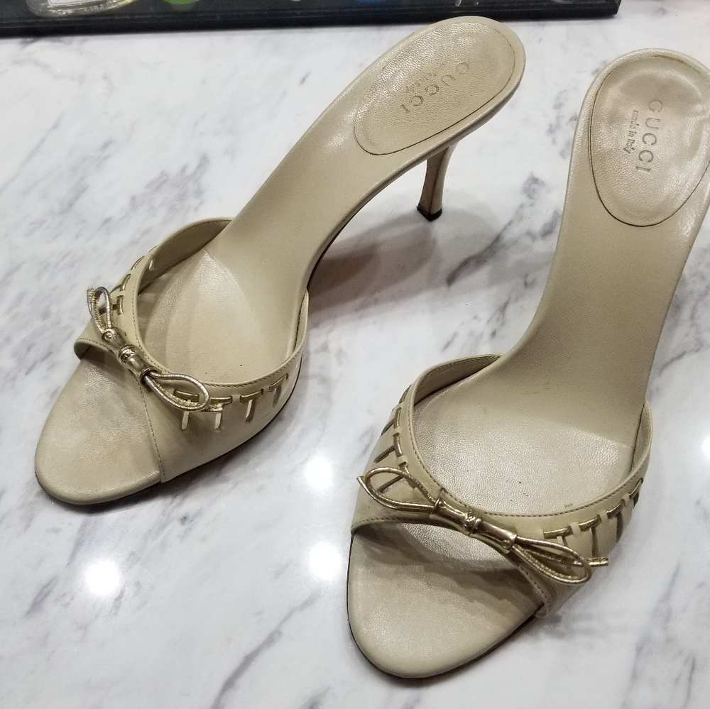 Vintage Gucci mules